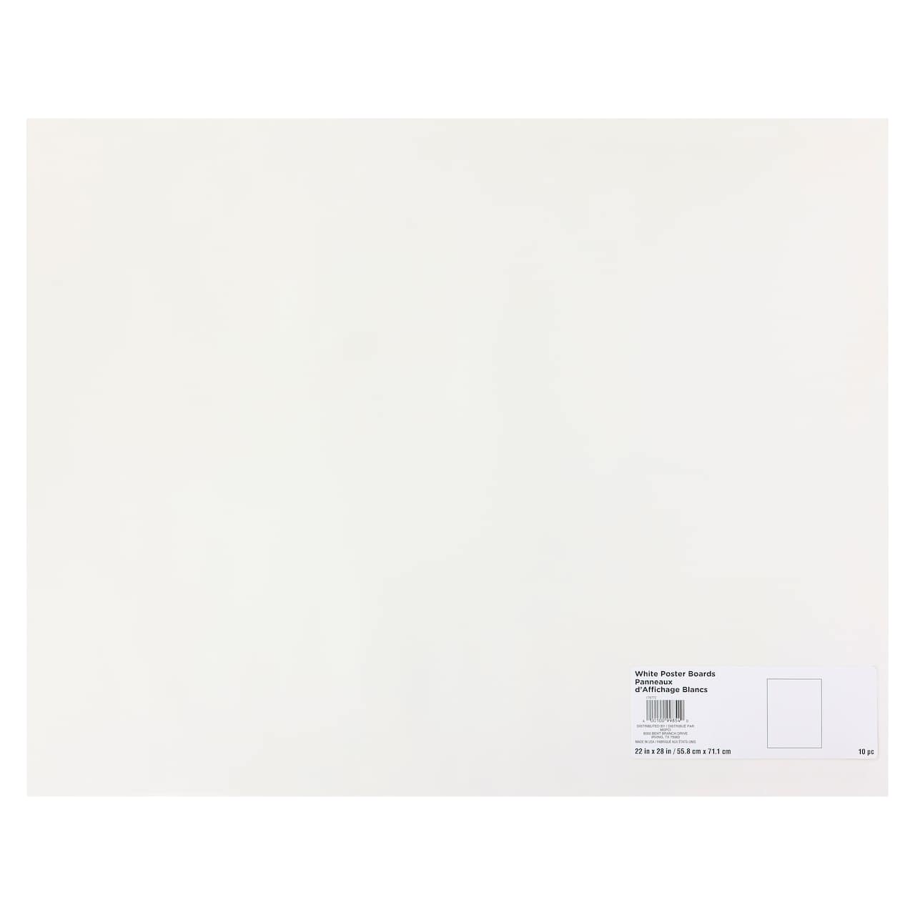 22" x 28" White Poster Board by Creatology™, 10ct.